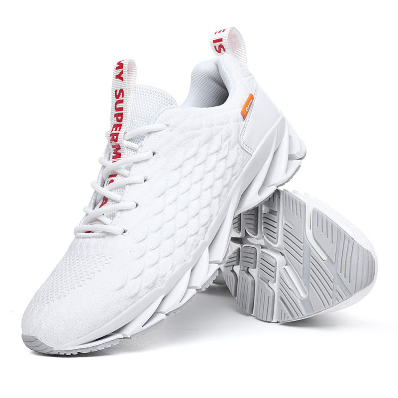 Fish Scale Blade Sneakers - Flyknit Gym Shoes