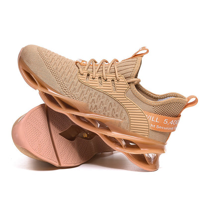 Plus Size Breathable Flyknit Running Shoes for Gym