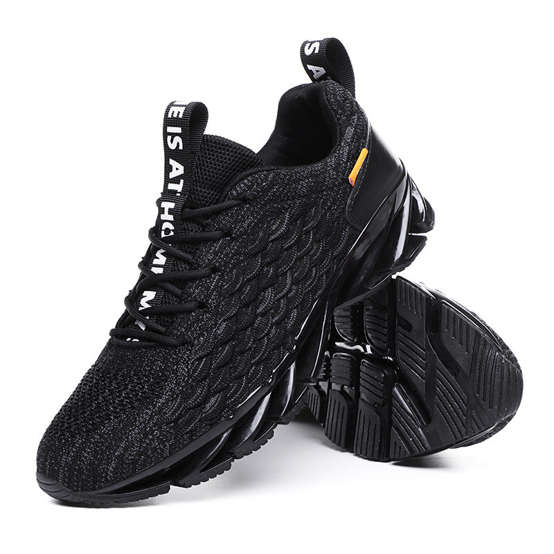 Fish Scale Blade Sneakers - Flyknit Gym Shoes